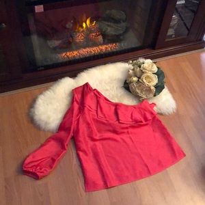 Pink Jcrew silk Size 8 top